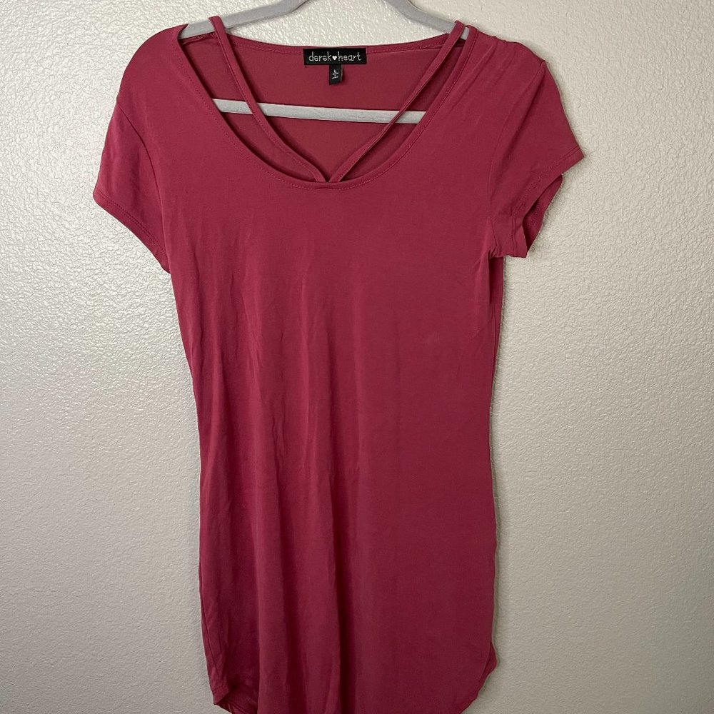 derek heart - Pink Bodycon Mini Dress